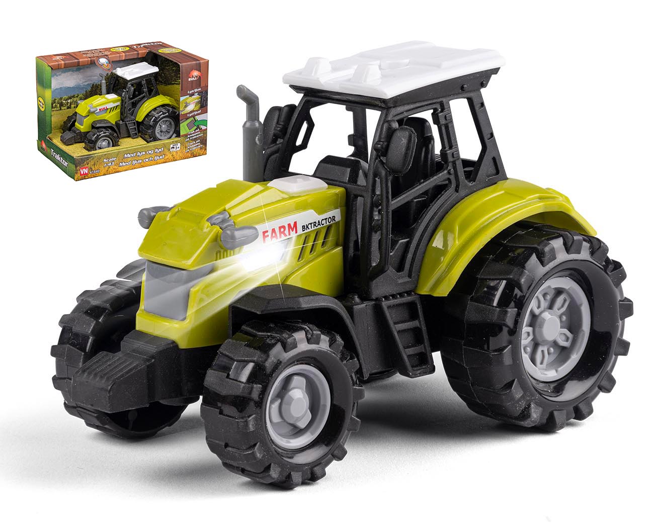 Bull Traktor Med Lys Og Lyd - Legetøj - Legekammeraten.dk -