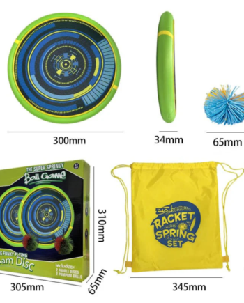 Softoys Racket Spring Set - Grøn